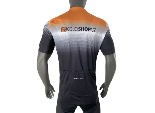 Koloshop Force męska koszulka krótki rękaw pomarańczowa