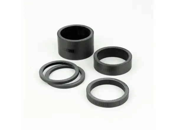 Rock Shox Headset Spacer Set zestaw karbonowych podkładek pod wspornik Gloss Black Logo