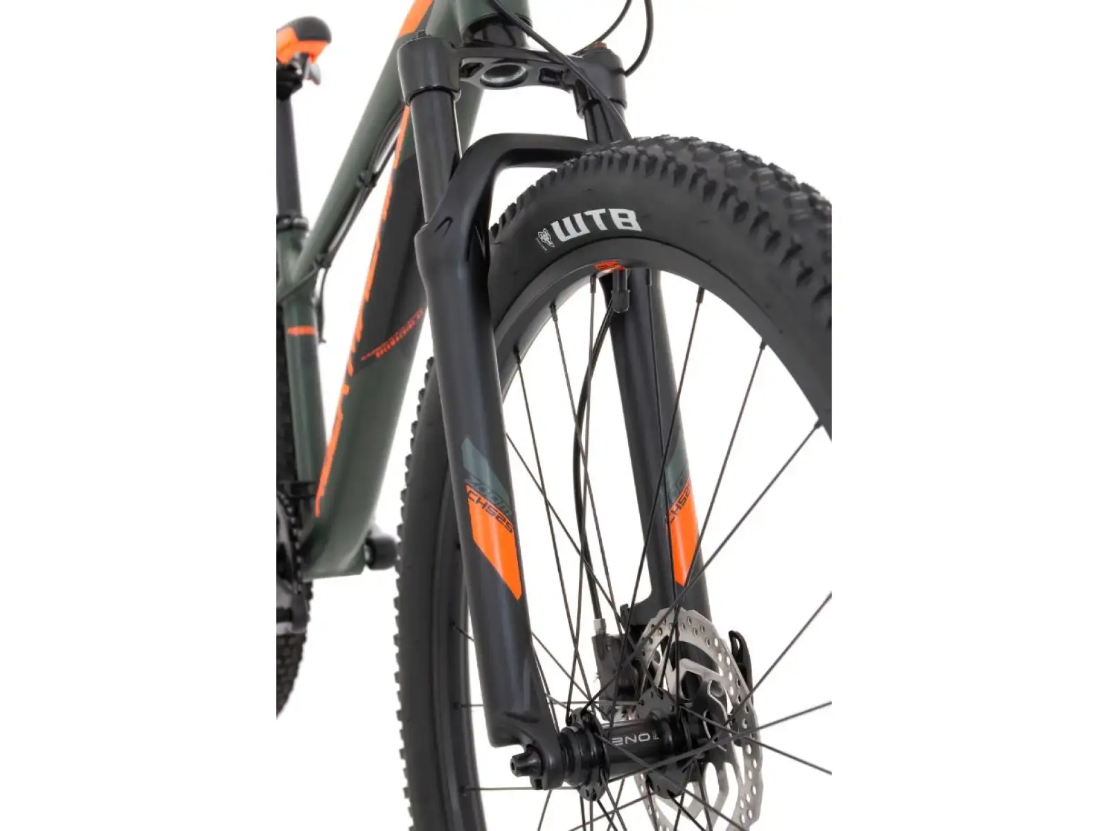 Rock Machine Blizz 27 HD rower dziecięcy Mat Khaki/Neon Orange/Black