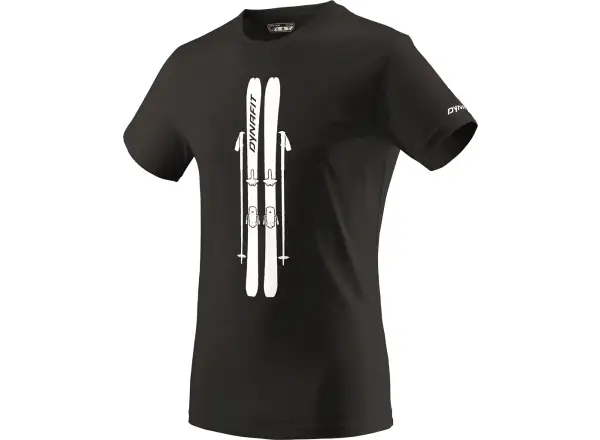 Dynafit Graphic Cotton męska koszulka krótki rękaw black out/skis