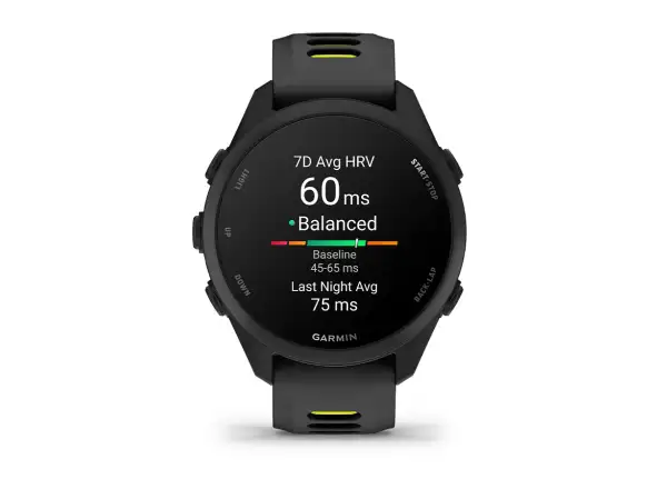 Garmin Forerunner 170 Black z paskiem Black/Amp Yellow