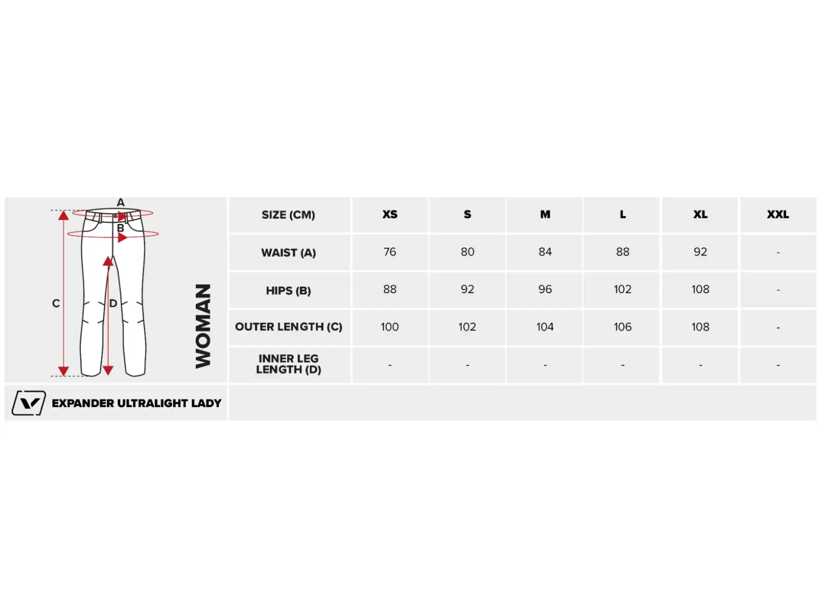 Viking Expander Ultralight damskie spodnie Grey