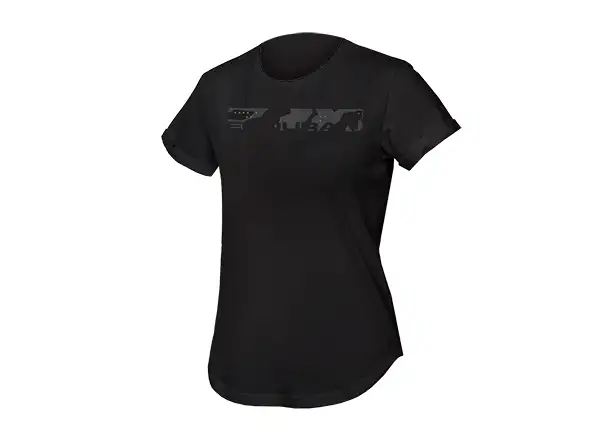 Endura One Clan Organic Tee Camo damska koszulka Black