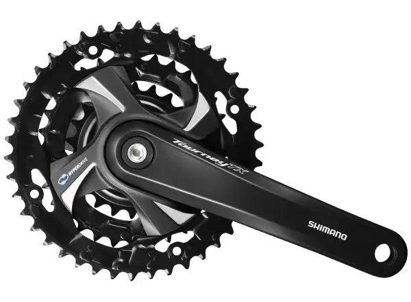 Shimano Tourney FC-TX801 48/38/28 trekingowe korby 175 mm czarna