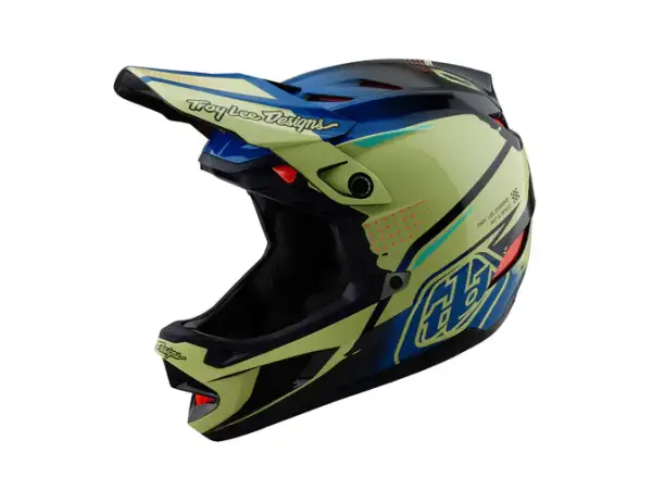 Troy Lee Designs D4 Composite kask Drip Glo Yellow