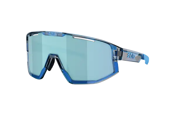 Bliz Fusion Small okulary przeciwsłoneczne Transparent Blue/Smoke Ice Blue Multi