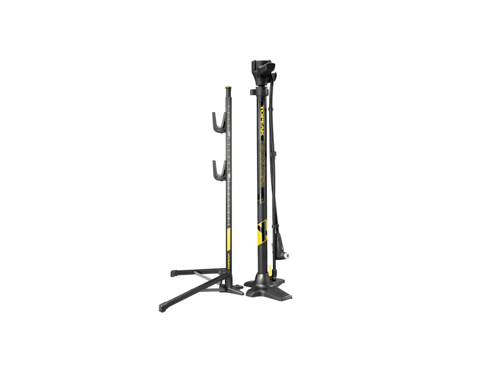 Topeak Transformer XX floor pump with stand, warsztatowa pompka i stojak