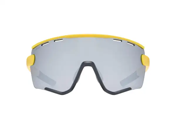 Uvex Sportstyle 236 okulary rowerowe Set Sunbee Black Mat/Mirror Silver+Clear
