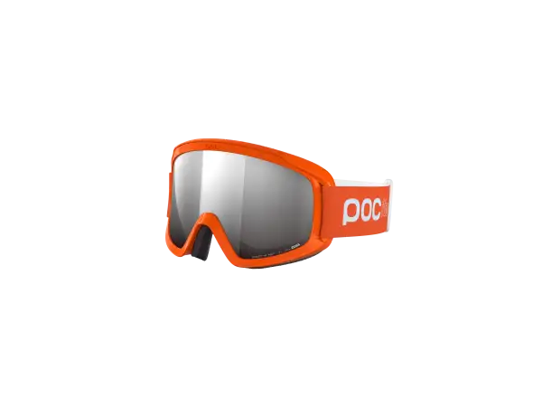 POC POCito Opsin dziecięce gogle narciarskie Fluorescent Orange/Partly Sunny Silver