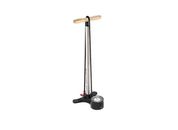Lezyne Sport Floor Drive pompka Mettalic silver