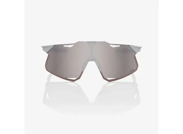 100% Hypercraft okulary Matte Stone Grey/HiPER Silver Mirror