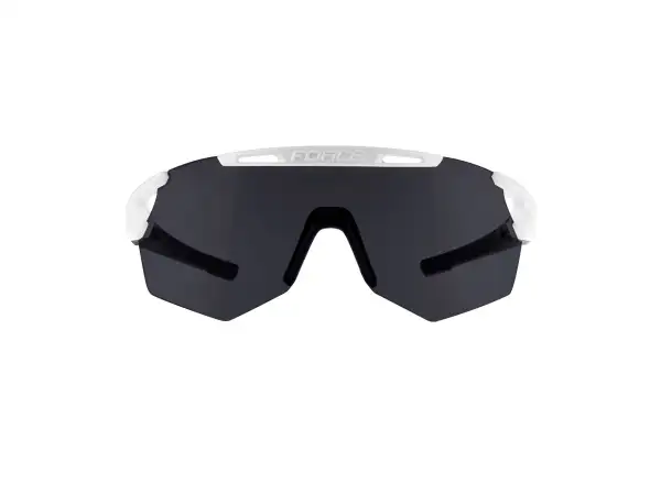 Force Arcade okulary rowerowe biała/czarna/czarna lustrzane szkła