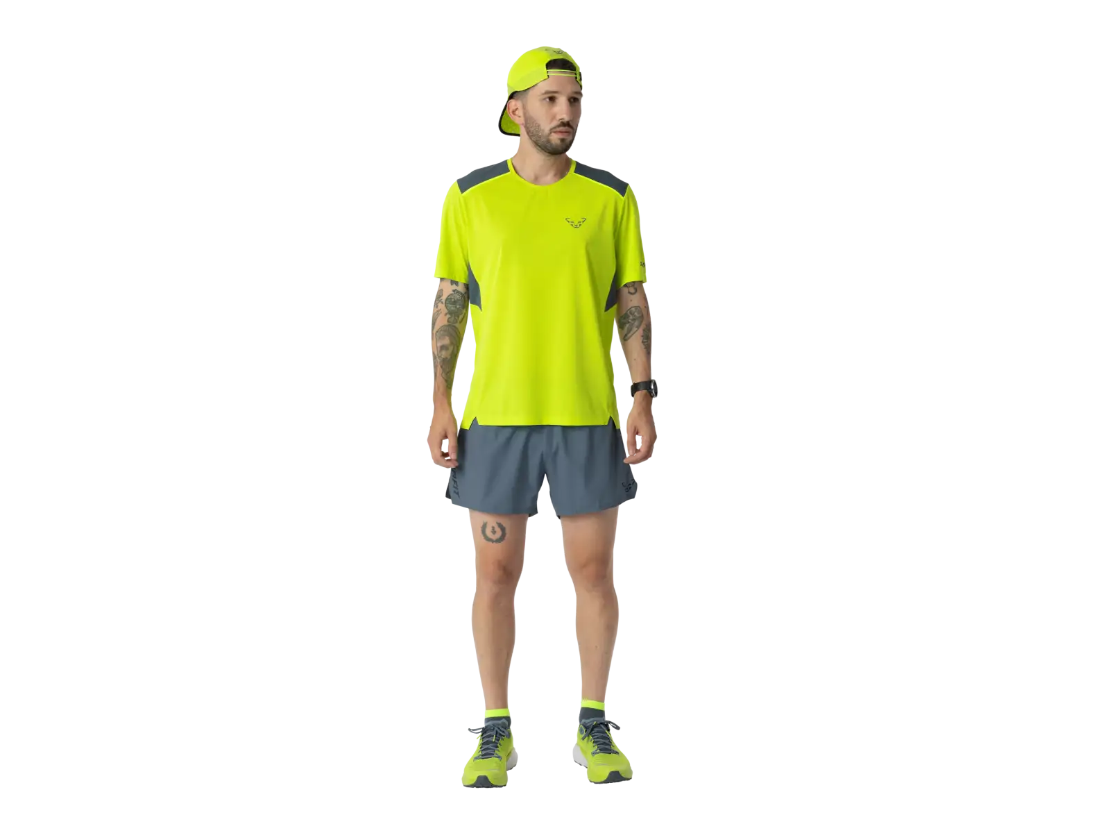 Dynafit Ultra Cooling czapka z daszkiem do biegania Ultra Yellow