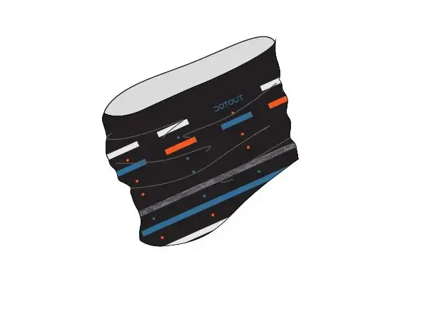 Dotout Mesh chusta Black/Orange/Blue rozm. UNI