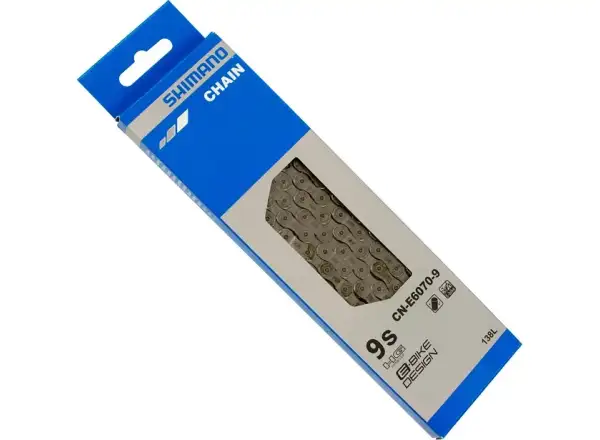 Shimano CN-E6070-9 łańcuch do rowerów elektrycznych 9sp. 122 ogniw