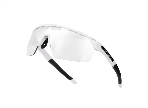 Force Enigma Pro okulary rowerowe białe połysk/fotochromatyczne szkło