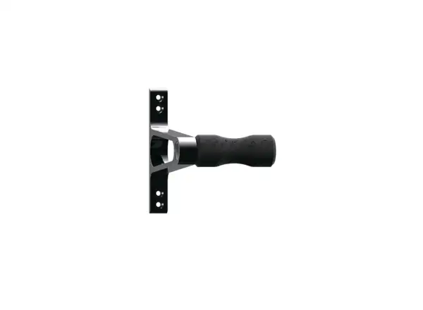 Lezyne CNC Alloy Wheel Hook wieszak ścienny na rower black