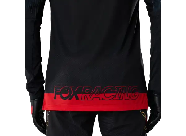 Fox Flexair Ls Jersey Goldstone Se męska koszulka Black