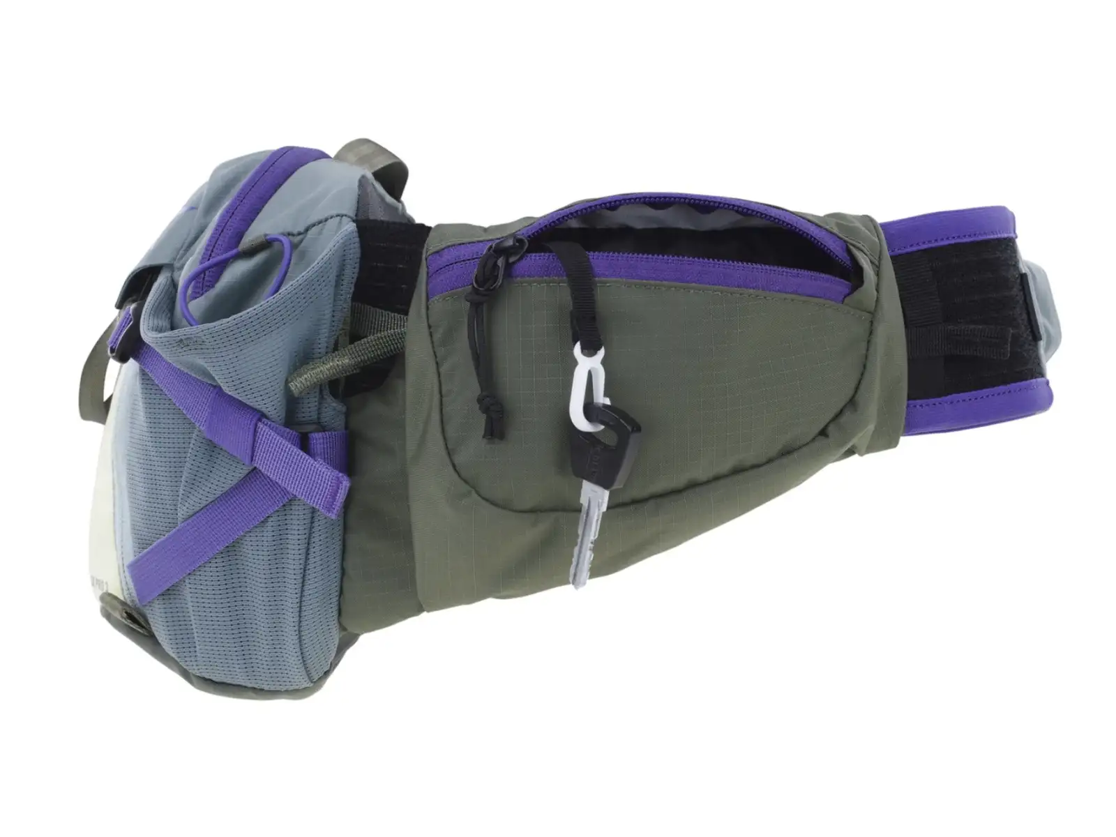 Evoc Hip Pack Pro 3 l + bukłak 1,5 l Steel/Violet/Dark Olive