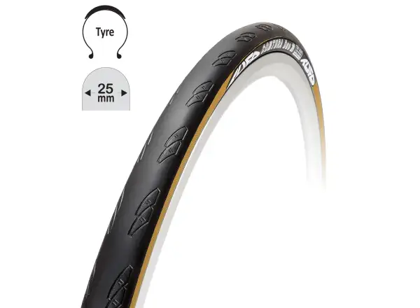 Tufo Comtura Duo 25-622 opona szosowa kevlar czarny/beżowy