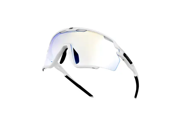 Force Cyclone okulary białe/niebieskie fotochromatyczne szkło