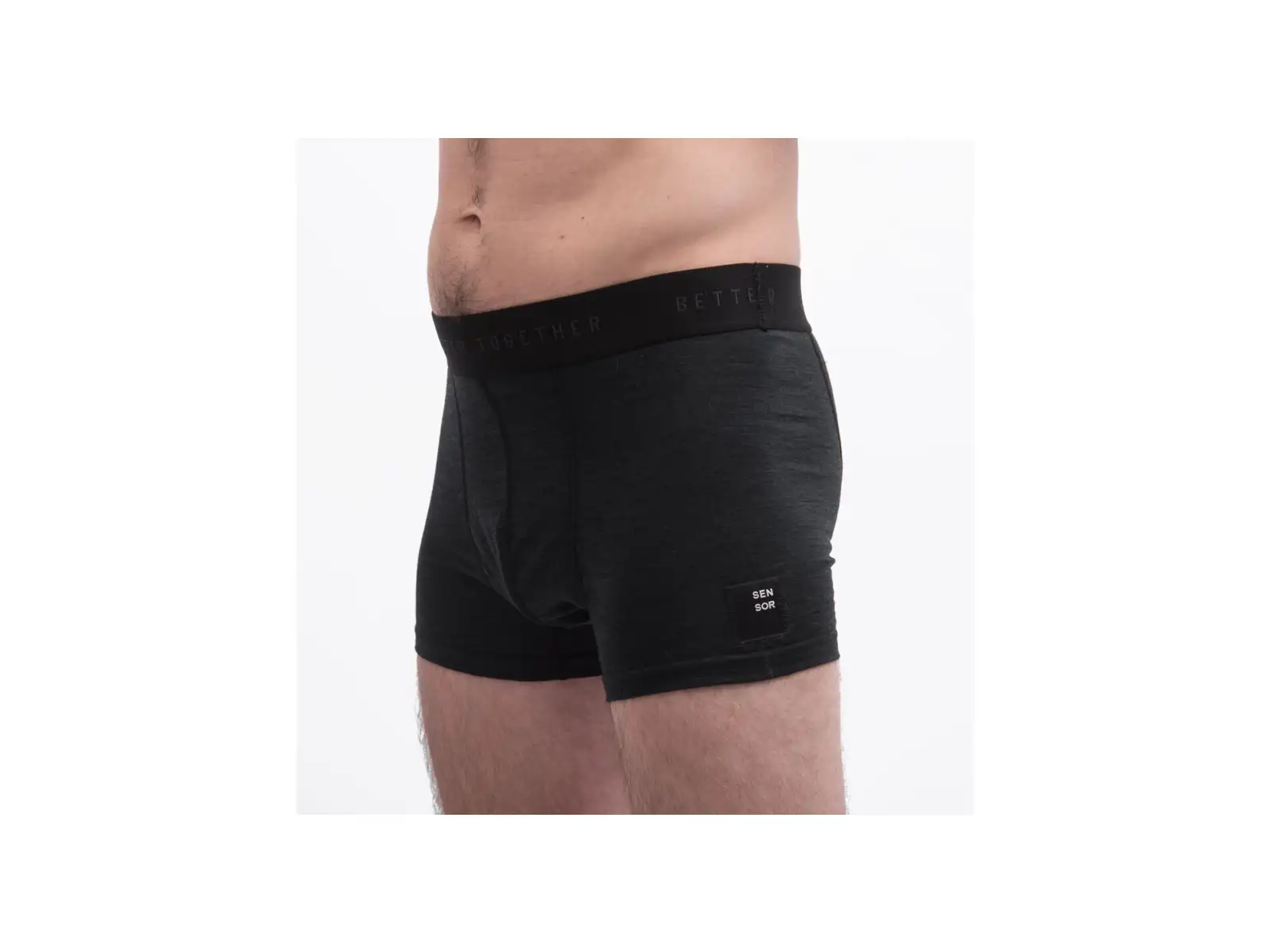 Sensor Merino Cordura męska dolna warstwa czarna