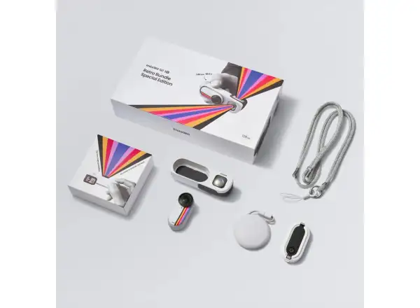 Insta360 GO 3S kamera Retro bundle 128 GB edycja specjalna biała