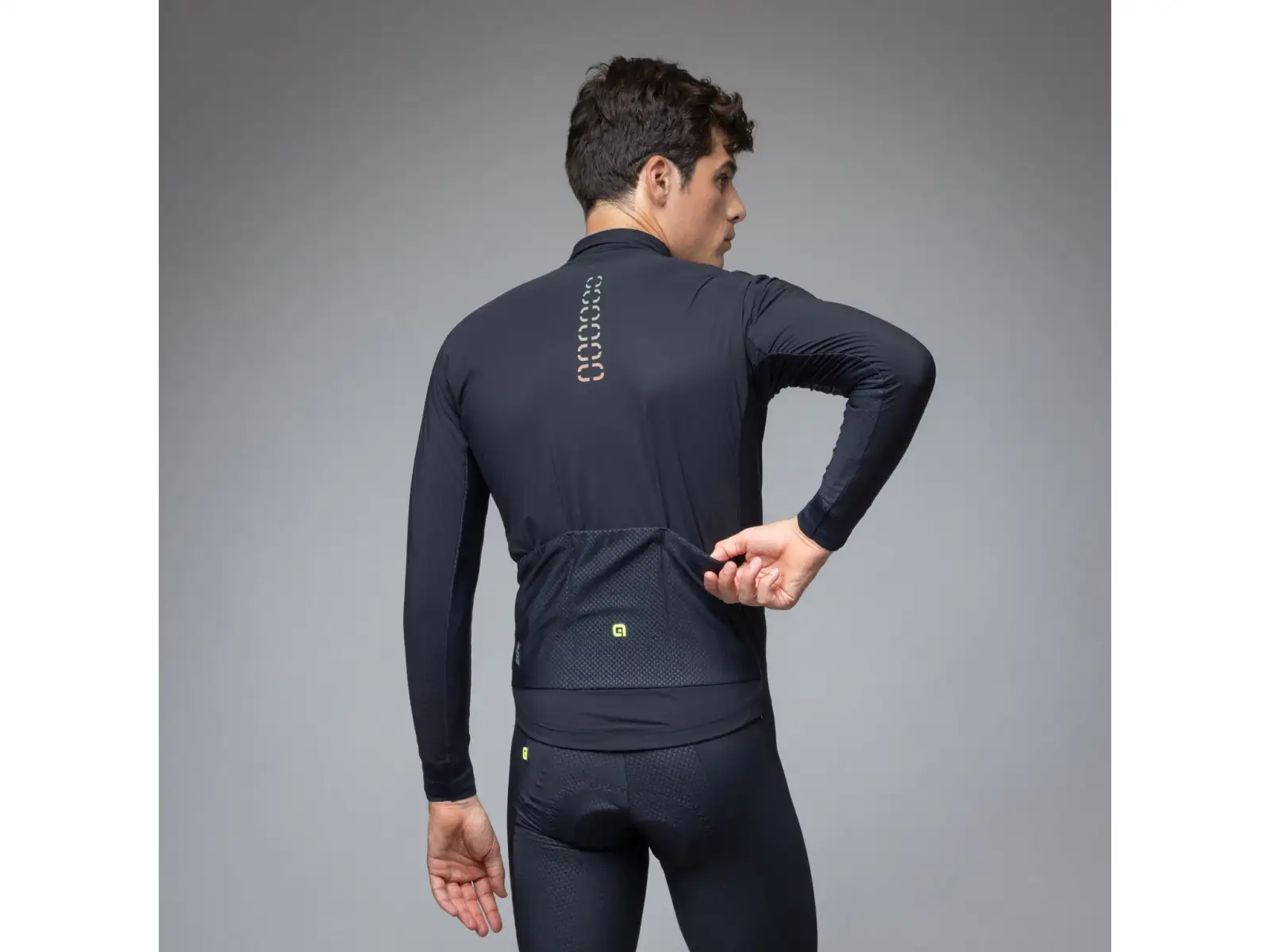 Alé R-EV1 Thermo Shield męska zimowa kurtka rowerowa Black