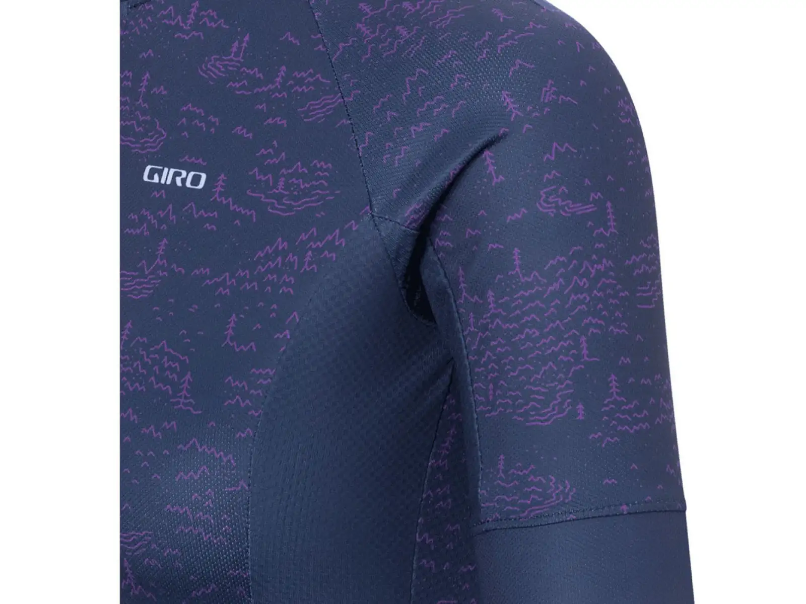 Giro Chrono Sport damski dres krótki rękaw Midnight Blue Scree