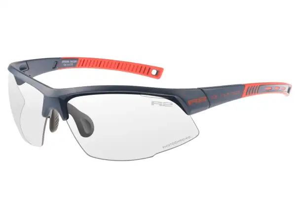 R2 Racer okulary rowerowe czarna/szara fotochromatyczne szkła