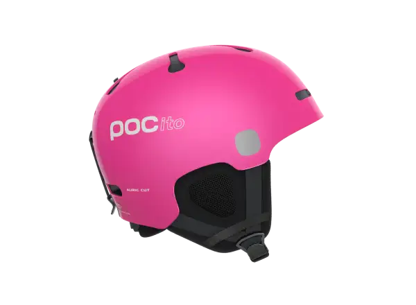 POC POCito Auric Cut MIPS dziecięcy kask narciarski Fluorescent Pink
