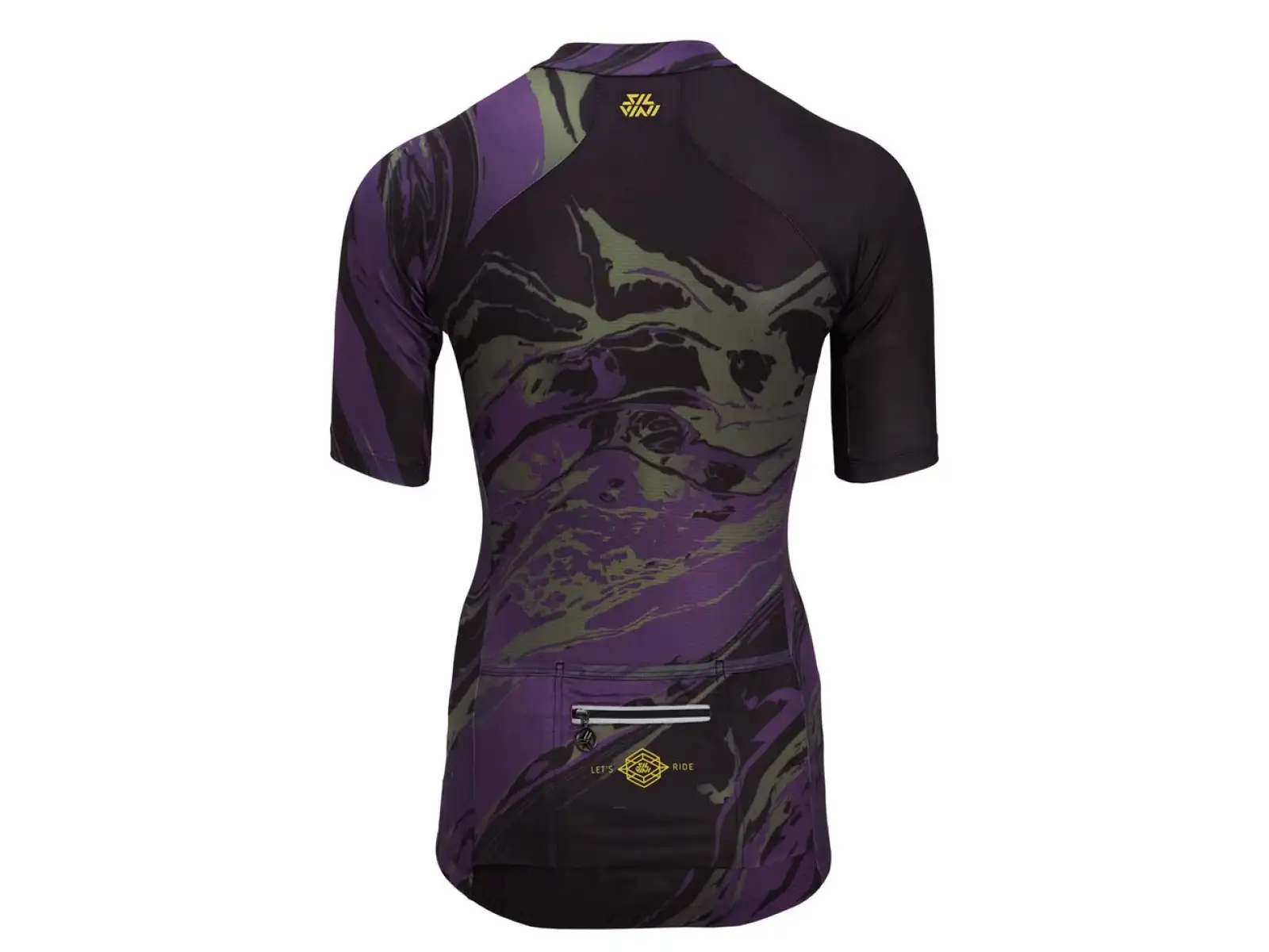 Silvini Catirina damska koszulka krótki rękaw Black/Plum