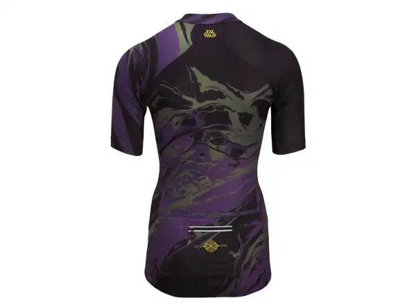 Silvini Catirina damska koszulka krótki rękaw Black/Plum