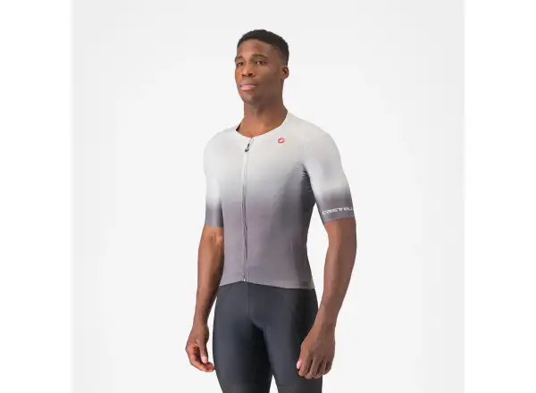 Castelli UPF męska koszulka z krótkim rękawem Silver Grey