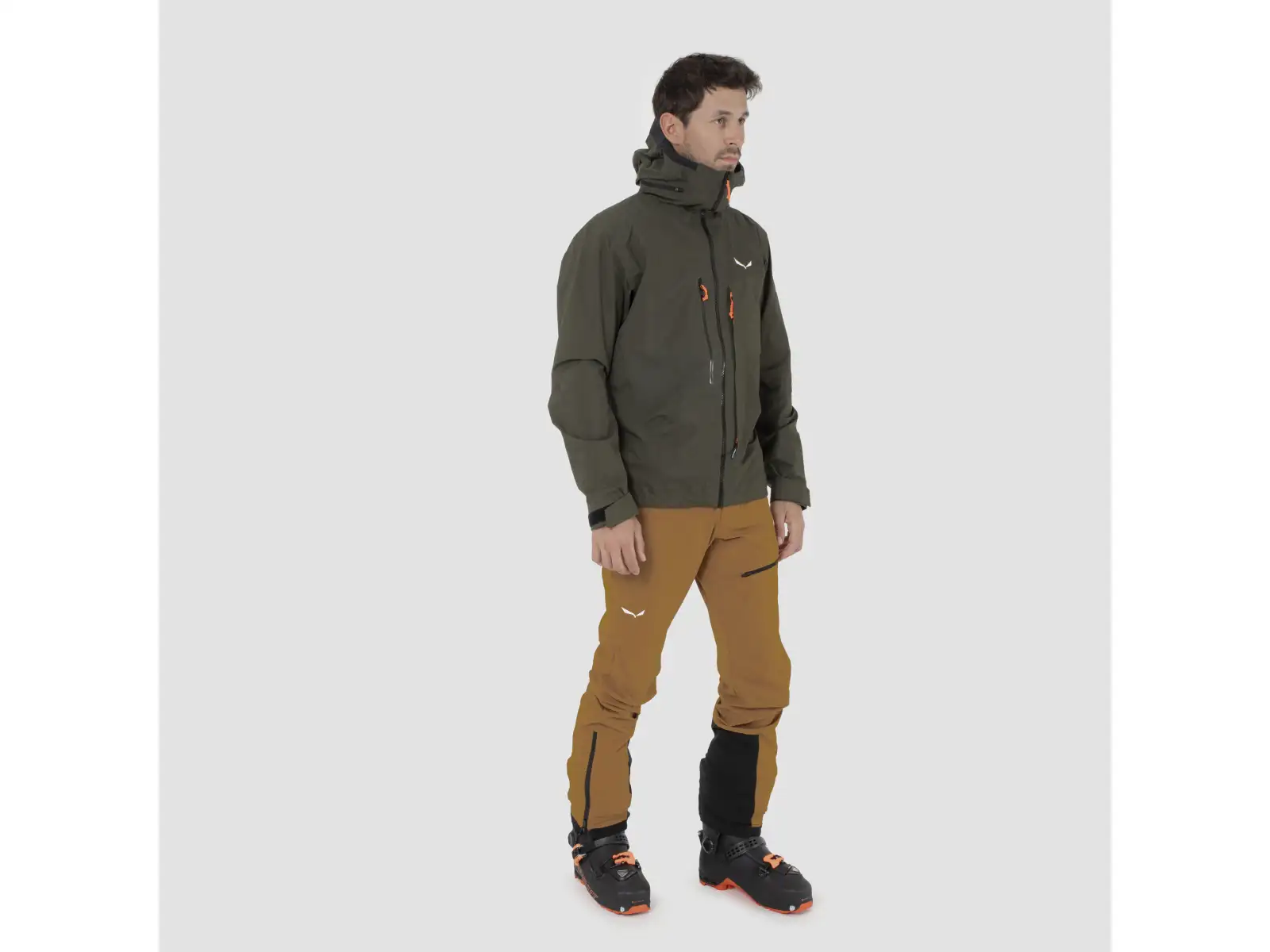 Salewa Sella 3L Powertex męska kurtka Dark Olive