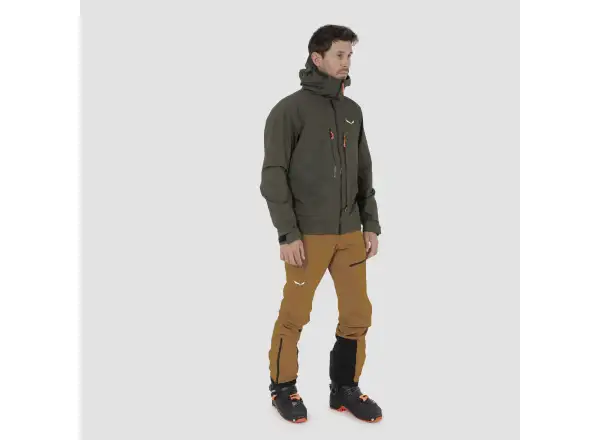 Salewa Sella 3L Powertex męska kurtka Dark Olive