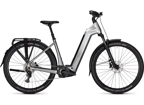 Focus AVENTURA2 6.7 Wave 29" 600Wh elektryczny rower niskowymiarowy Nepalsilver / Steelgrey
