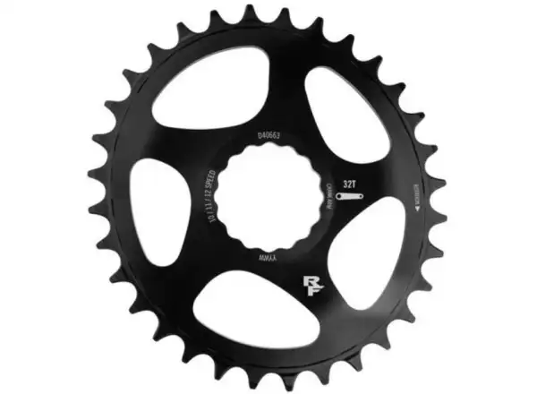 Race Face SINGLE Direct Mount Oval N/W zębatka czarny