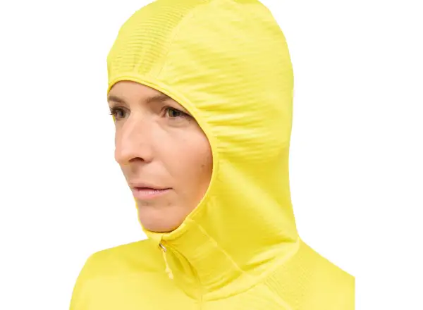 Haglöfs L.I.M Mid Multi Hood damska bluza z kapturem żółta