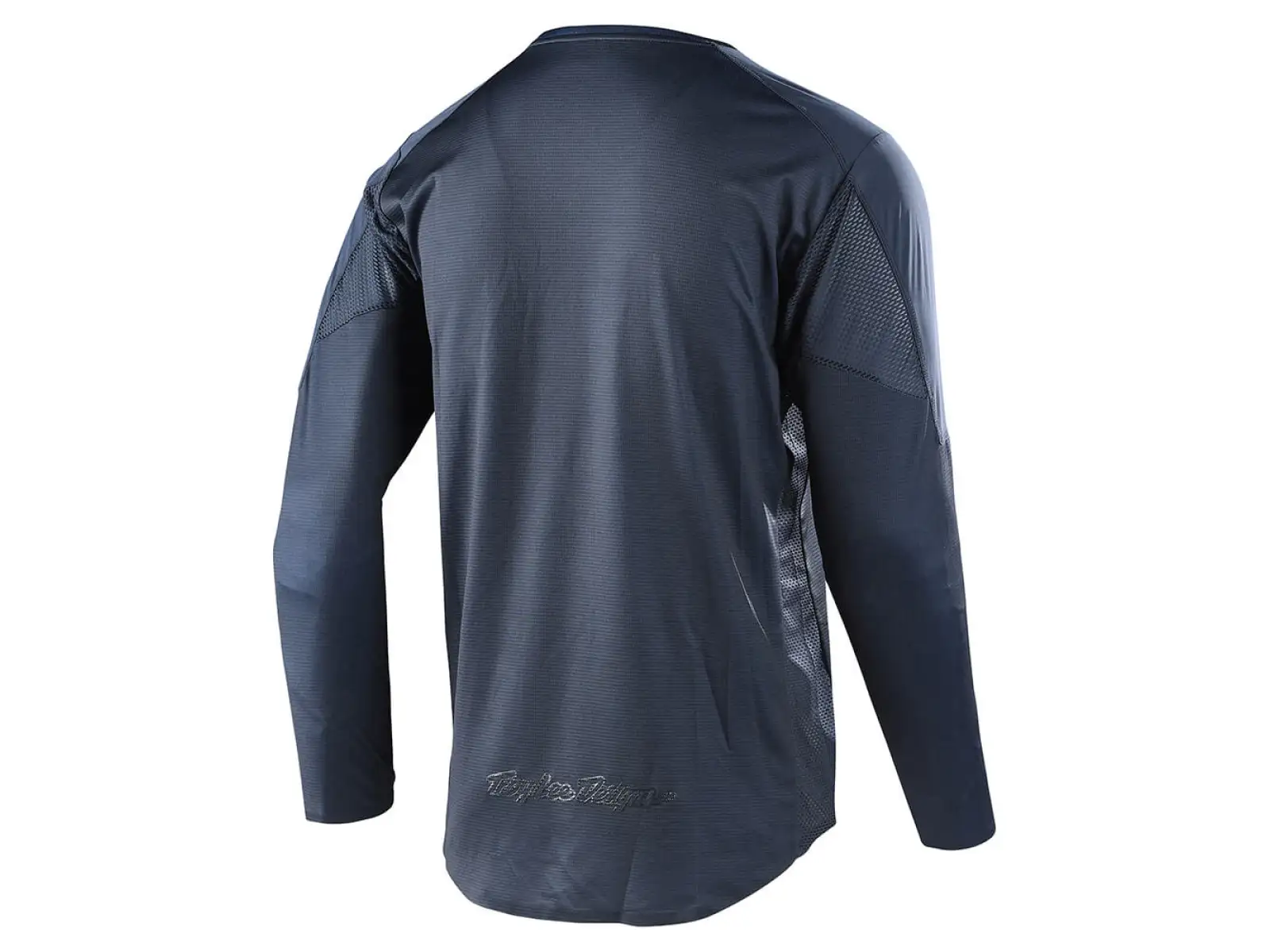 Troy Lee Designs Drift Solid męska koszulka z długim rękawem dark charcoal