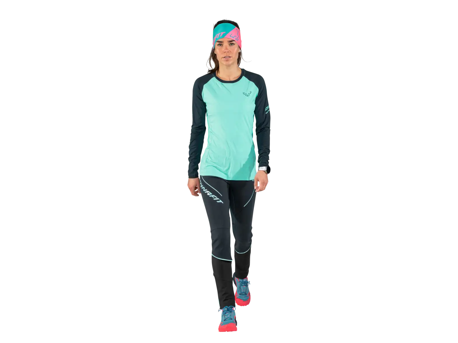 Dynafit Alpine Warm damskie ocieplane legginsy Blueberry/Marine Blue