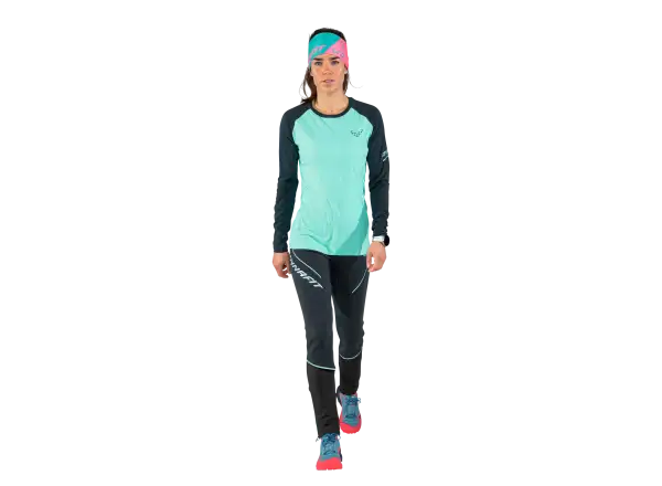 Dynafit Alpine Warm damskie ocieplane legginsy Blueberry/Marine Blue