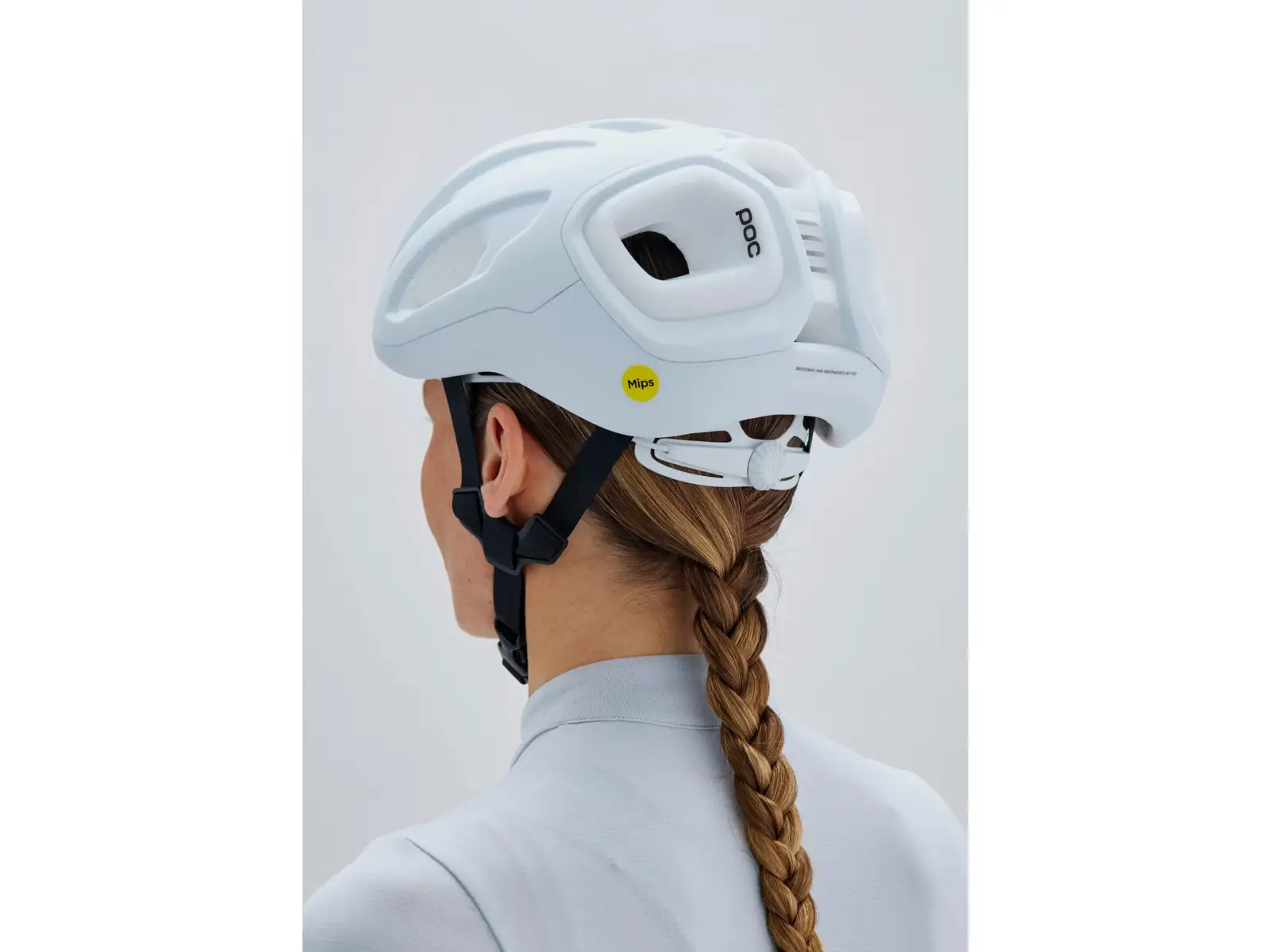 POC Amidal kask szosowy Hydrogen White Matt