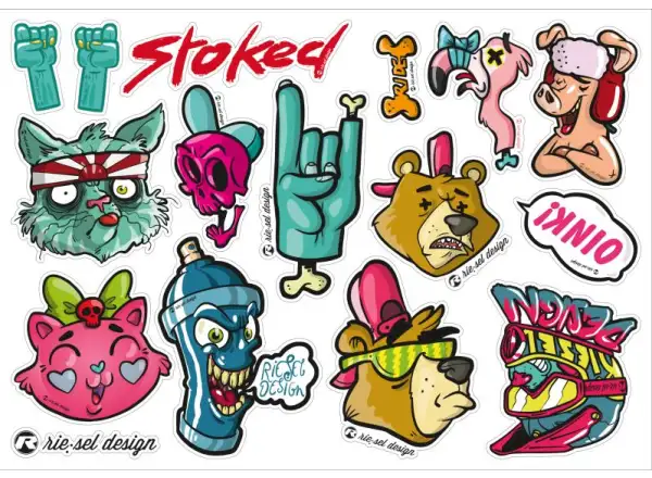 Rie:sel Design naklejki toons