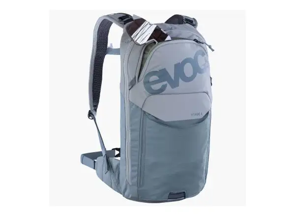 Evoc Stage 6 l plecak Stone Steel + Bukłak 2 l