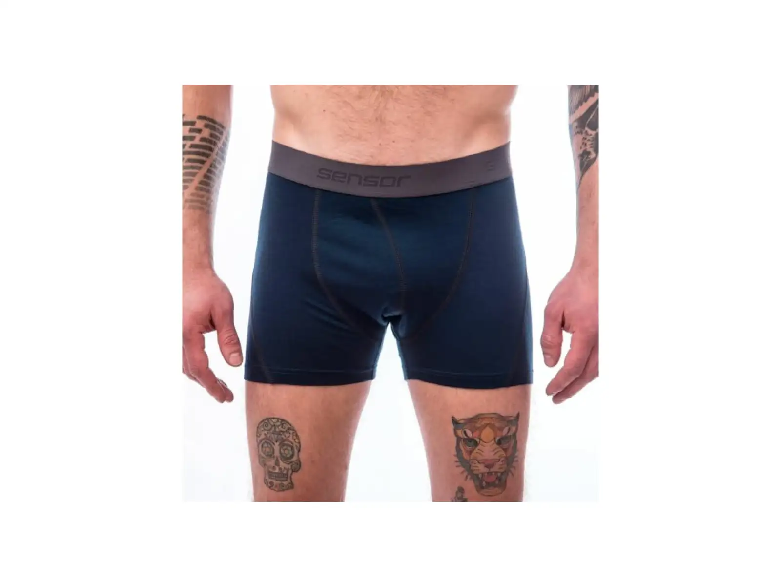 Sensor Merino Active męskie bokserki Deep Blue