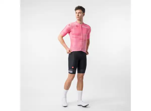 Castelli Giro109 Competizione 4 męska koszulka kolarska krótki rękaw Rosa Giro