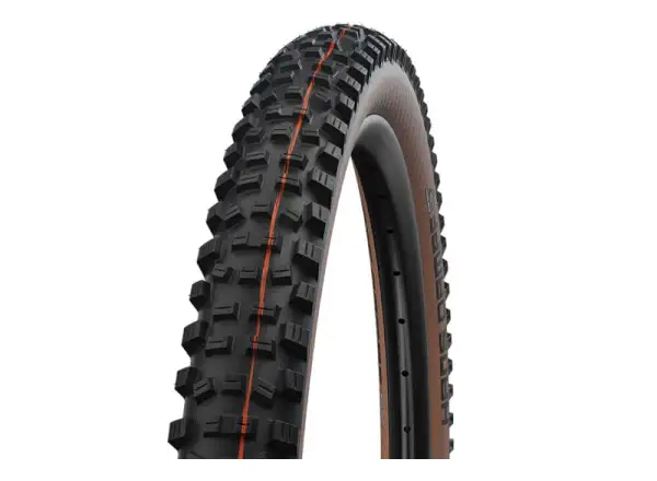 Schwalbe Hans Dampf Super Trail Addix Soft TLE E-25 29" opona MTB kevlar brązowy