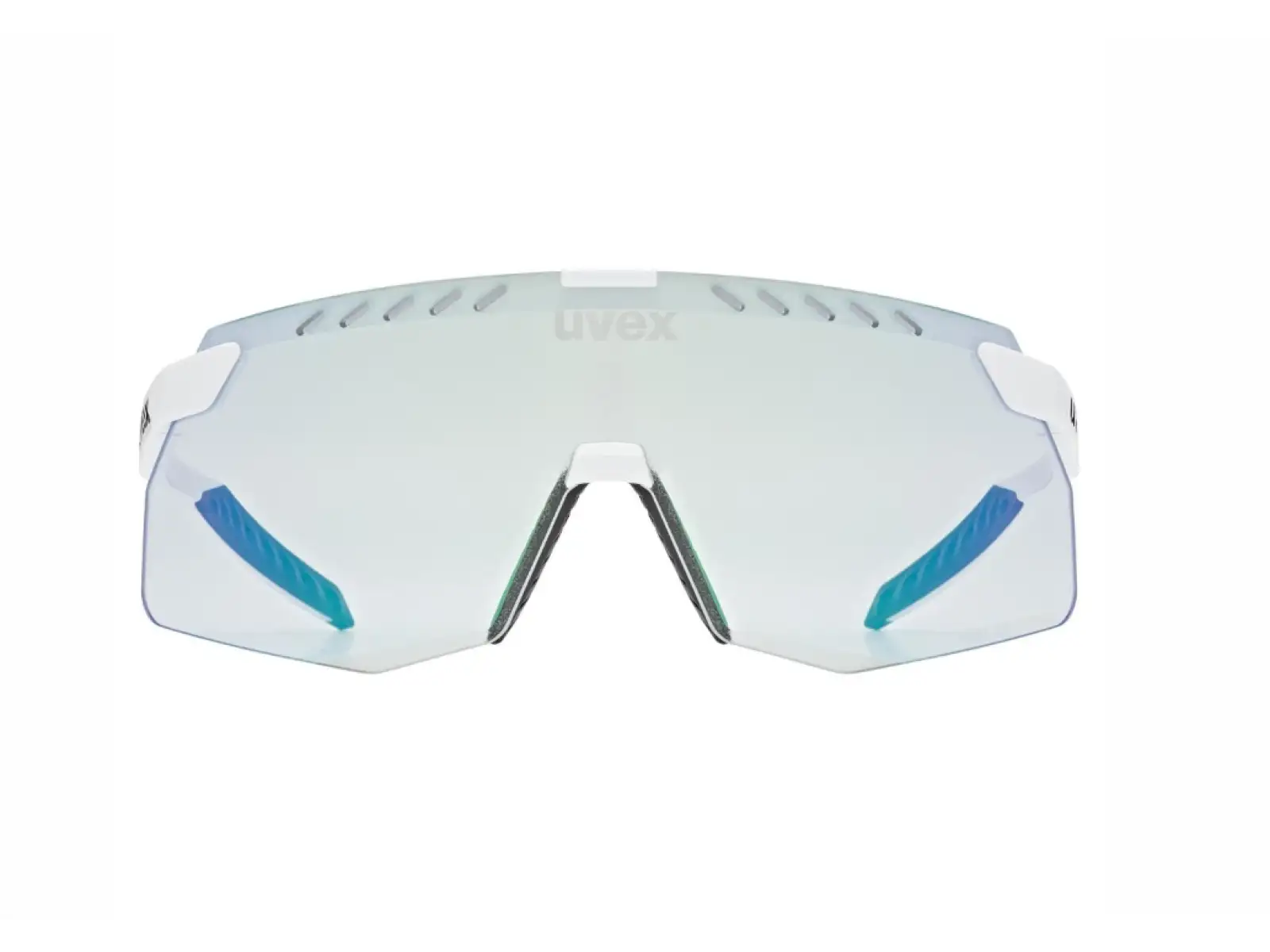 Uvex Pace Stage Variomatic Small okulary White Matt/Mirror Green