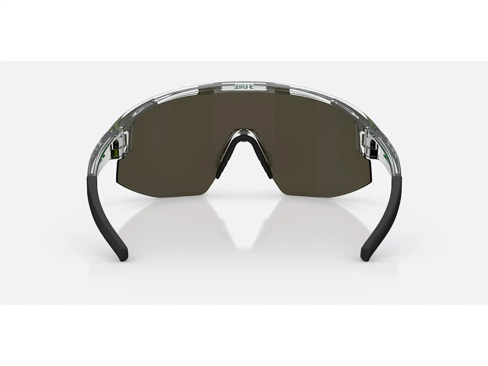 Bliz Matrix okulary przeciwsłoneczne Transparent White/Brown Green Multi